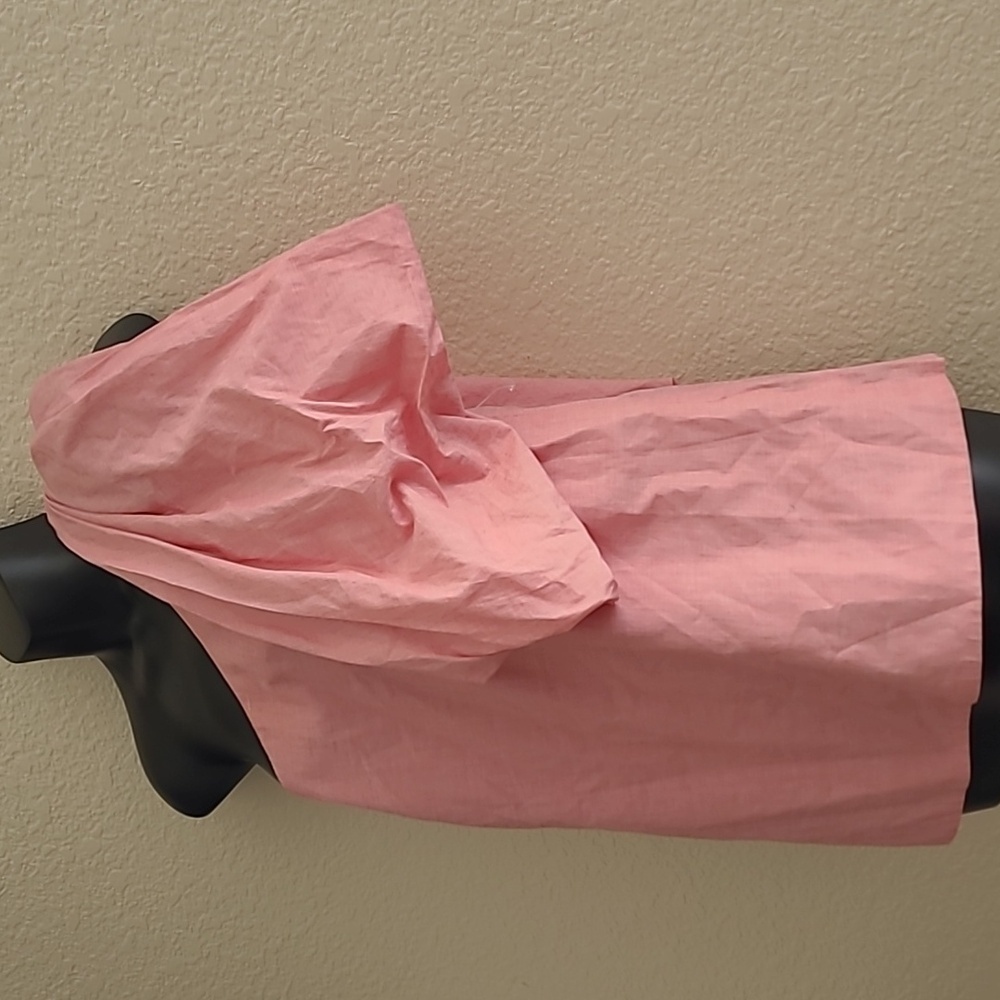 Rosie Assoulin One Shoulder Sleevless Blouse Pink Small - Picture 3 of 10